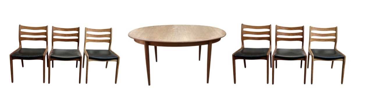Lot 13 - MOBEL FABRIK; a Danish teak mid century...