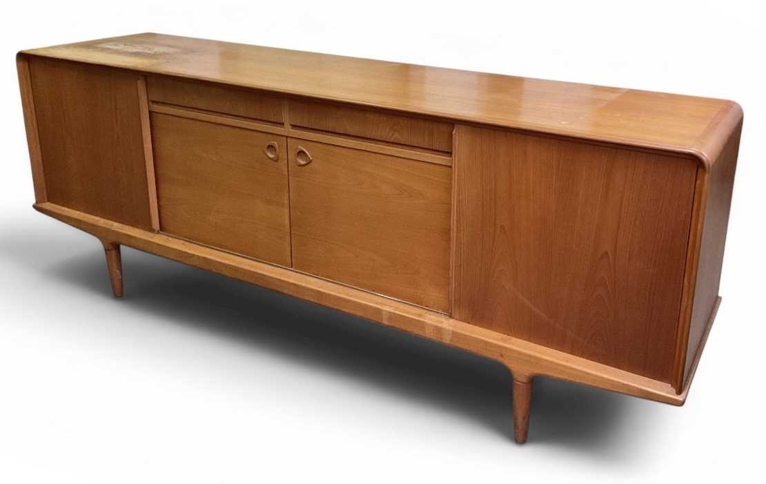 Lot 14 - CLAUSEN & SON, SILKEBORG; a Danish teak mid...