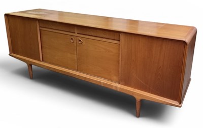 Lot 14 - CLAUSEN & SON, SILKEBORG; a Danish teak mid...