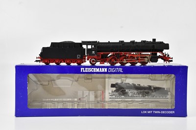 Lot 2271 - FLEISCHMANN DIGITAL; a boxed loco with twin...