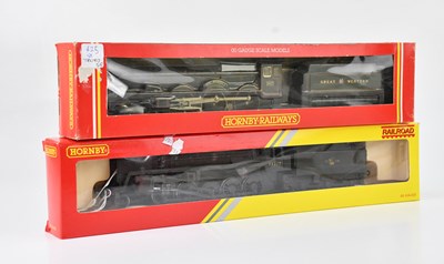 Lot 2288 - HORNBY; a boxed OO gauge locomotive and tender,...