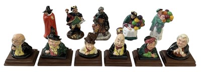 Lot 504 - ROYAL DOULTON; eleven assorted miniature...