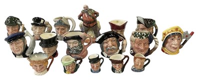 Lot 528 - ROYAL DOULTON; eleven assorted miniature...