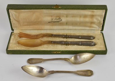 Lot 1238 - A cased late 19th/early 20th century French...
