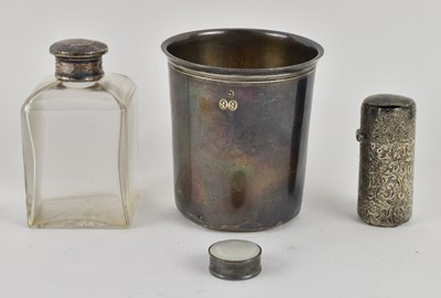 Lot 1202 - A late 19th/early 20th century white metal...