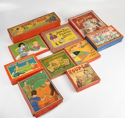 Lot 2155 - A collection of vintage table top skill games,...