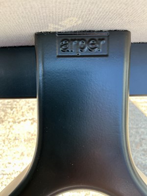 Lot 39 - ARPER; a pair of modern contemporary grey...