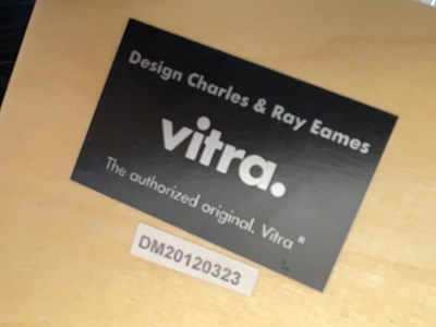 Lot 29 - CHARLES & RAY EAMES FOR VITRA; a modern...
