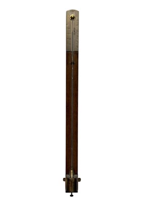 Lot 2211 - LENNIE OPTICIAN EDINBURGH; a brass and oak...