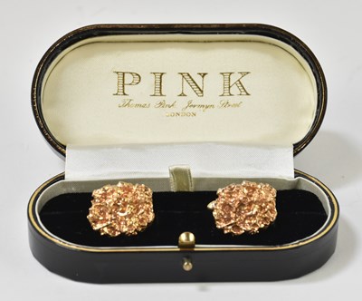 Lot 1395 - A pair of 1970s/80s 9ct yellow gold...