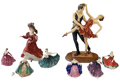 Lot 510 - ROYAL DOULTON; seven assorted porcelain...