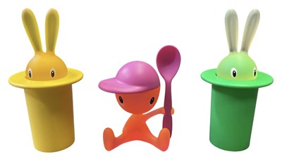 Lot 332 - ALESSI; three boxed modern kitchen accessories,...