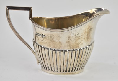 Lot 1203 - WALKER & HALL; an Edward VII hallmarked silver...