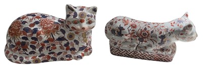 Lot 1087 - Two early 20th century Japanese hand painted...