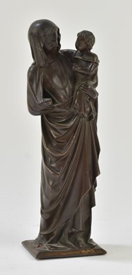 Lot 578 - An early 20th century cast bronze figure,...