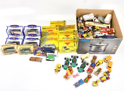 Lot 1799 - A collection of playworn and boxed diecast...
