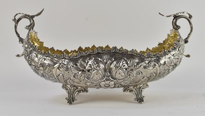 Lot 1130 - An early 20th century 900 grade silver twin...