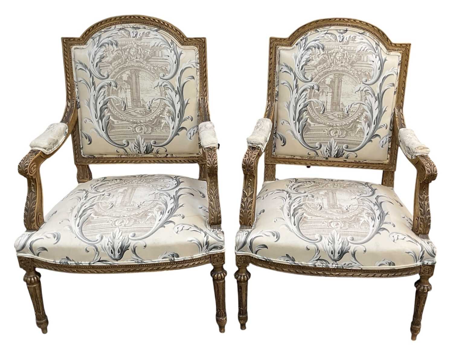 Lot 28 - A pair of reproduction French Empire style...