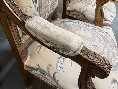 Lot 28 - A pair of reproduction French Empire style...
