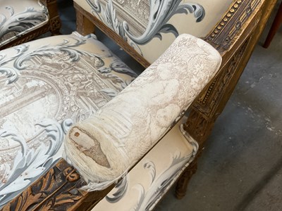 Lot 28 - A pair of reproduction French Empire style...