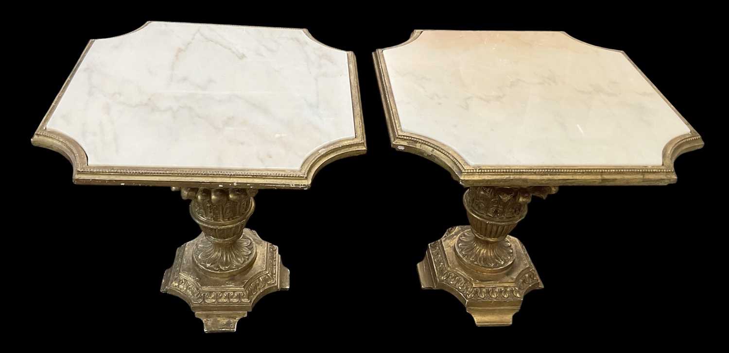 Lot 11 - A pair of reproduction Italian Regency style...