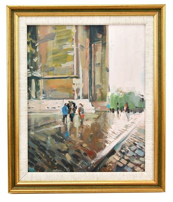 Lot 1565 - IN THE STYLE OF GEORGE SYKES; oil on canvas,...
