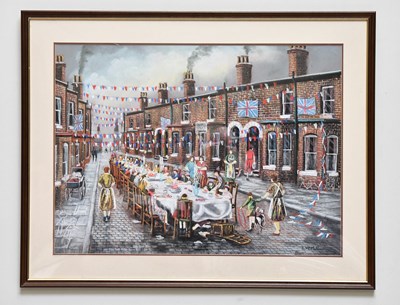 Lot 74 - BERNARD MCMULLEN (1952-2015); pastel, 'Our...