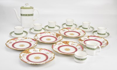 Lot 1590 - ROYAL DOULTON; a 'Rondelay' coffee service...