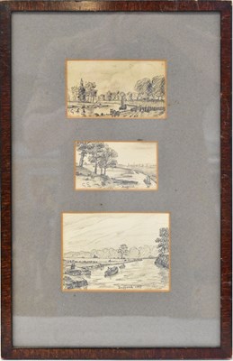 Lot 406 - GEORGE SHEFFIELD (1839-1892); pencil sketch,...
