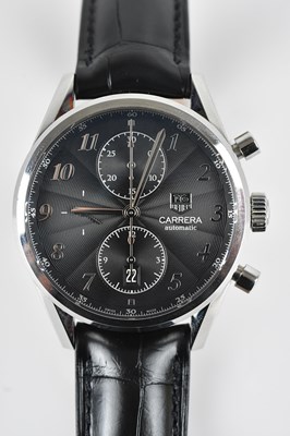 Lot 1128 - TAG HEUER; a gentleman's stainless steel...