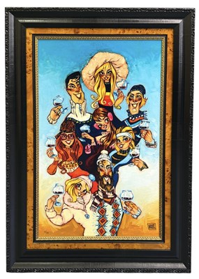 Lot 238 - TODD WHITE; a limited edition print, 'Ski Haus'...