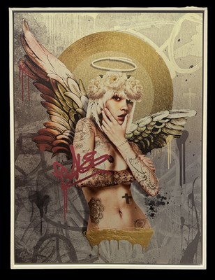 Lot 266 - MATT HERRING; a limited edition print, 'Fallen...