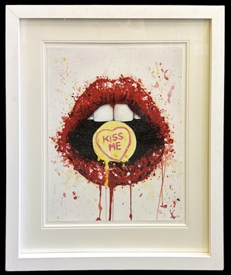 Lot 231 - STEPHEN GRAHAM; a limited edition print, 'Kiss...