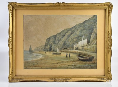 Lot 2287 - BERNARD BENEDICT HEMY; watercolour, seascape,...