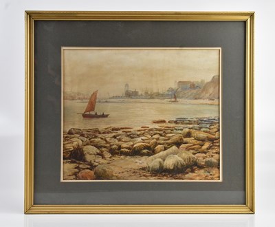Lot 2288 - BERNARD BENEDICT HEMY; watercolour, coastal...