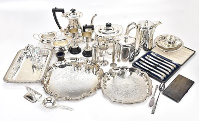 Lot 38 - A good large collection of assorted silver...