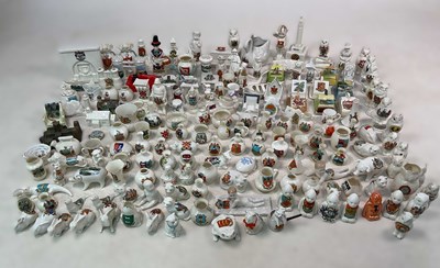 Lot 185 - A large amount of crested ware by Arcadian and...