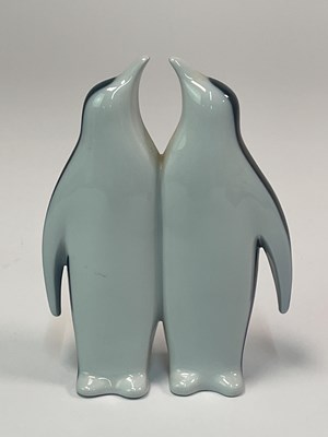 Lot 238 - BING & GRONDAHL; a porcelain stylised model of...