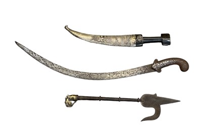 Lot 371 - An early to mid 20th century Indian tulwar...