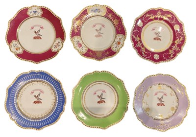 Lot 477 - CHAMBERLAIN WORCESTER; six assorted 18th/19th...