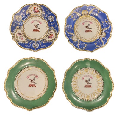 Lot 478 - CHAMBERLAIN WORCESTER; two pairs of 18th/19th...