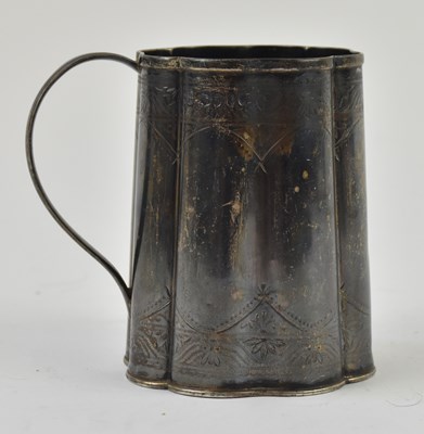 Lot 1196 - A late Victorian hallmarked silver mug, London...