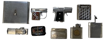Lot 308 - Eight assorted mid century and later chrome...