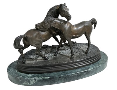 Lot 580 - AFTER PIERRE-JULES MȆNE (French, 1810-1879); a...