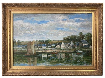 Lot 189 - UNATTRIBUTED; a modern Impressionistic oil on...