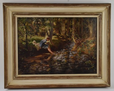 Lot 207 - CHARLES NORTON R.I. (1870-1946); oil on canvas,...