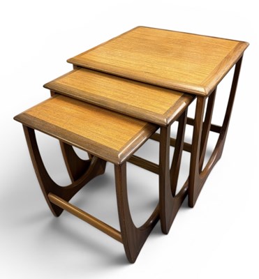 Lot 80 - G PLAN; a teak mid century nest of three...