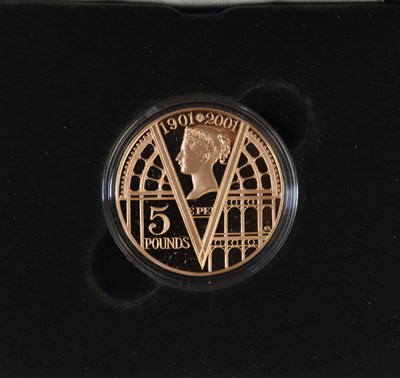 Lot 1458 - ROYAL MINT; a cased 2001 Gold Proof Victorian...