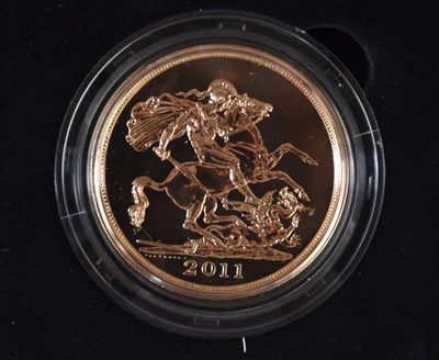 Lot 1459 - ROYAL MINT; a cased 2011 £5 Brilliant...
