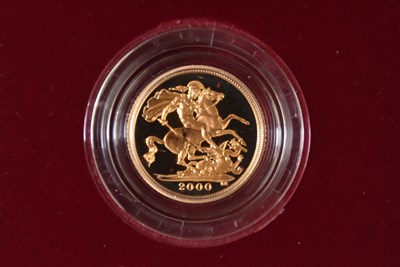 Lot 1470 - ROYAL MINT; a cased 2000 Millennium Gold...
